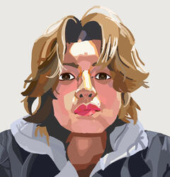 Semi realism portrait
